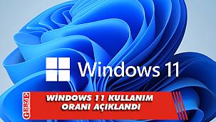 Windows 11 kullanım oranı açıklandı