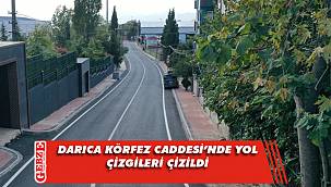 Yol çizgilerinin çizimi tamamlandı