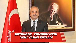 Zinnur Büyükgöz, cumhuriyeti kutladı