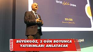 Zinnur Büyükgöz, hizmetlerini anlatacak