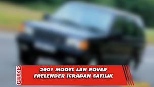 2001 model Land Rover Frelender icradan satılık