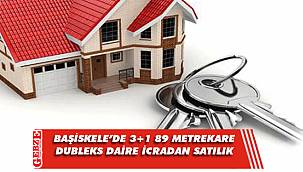 Başiskele'de 3+1 89 metrekare dubleks daire icradan satılık