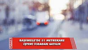 Başiskele'de 51 metrekare işyeri icradan satılık