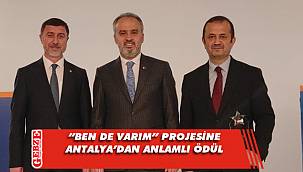 Ben de Varım Projesi’ne anlamlı ödül