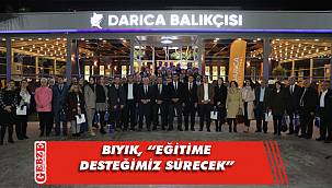 Bıyık, Darıca'da okul müdürleriyle buluştu