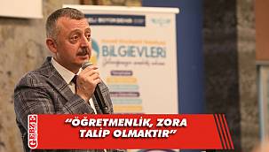 Büyükakın öğretmenler ile bir araya geldi