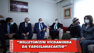 Büyükakın, şehidimizin ailesini ziyaret etti