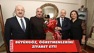 Büyükgöz’den öğretmenlerine sürpriz ziyaretler