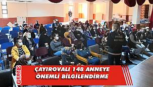 Çayırovalı annelere önemli eğitim
