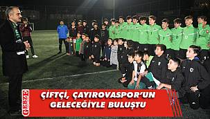 Çiftçi, altyapı antrenmanını izledi