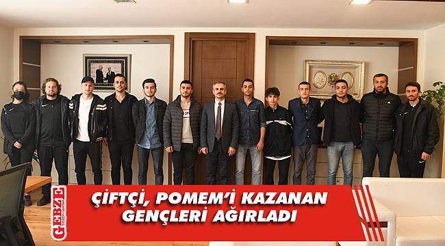 Çiftçi, polis olmaya hak kazananları makamında ağırladı