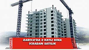 Darıca'da 2 katlı bina icradan satılık