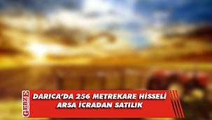 Darıca'da 256 metrekare  hisseli arsa icradan satılık