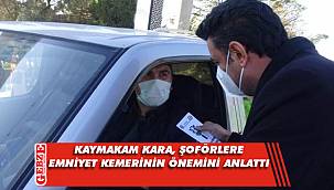 Darıca Kaymakamı Kara, şoförleri bilgilendirdi