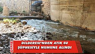 Dilderesi’nde atık su incelemesi