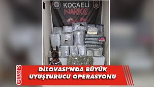 Dilovası’nda 107 kilo skunk ele geçirildi