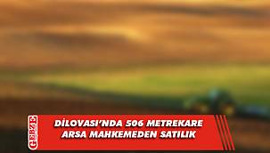 Dilovası'nda 506 metrekare arsa mahkemeden satılık