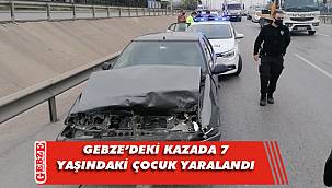 Gebze D-100'de kaza; 1 yaralı