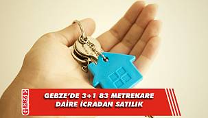 Gebze'de 3+1 83 metrekare daire icradan satılık
