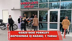 Gebze'de iş kazası; 1 yaralı