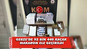 Gebze'de kaçak makoran operasyonu