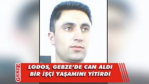 Gebze'de lodos can aldı