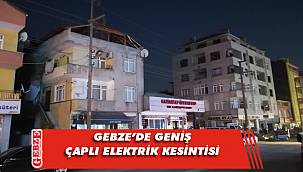Gebze karanlığa gömüldü