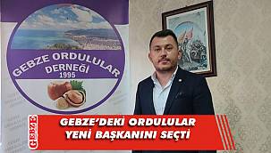 Gebze Ordulularda yeni başkan Yusuf Karaca