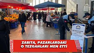 Gebze Zabıtası, kurallara uymayan tezgahları men etti
