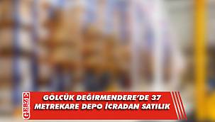 Gölcük Değirmendere'de 37 metrekare depo icradan satılık