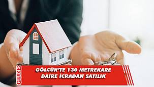 Gölcük'te 3+1 130 metrekare daire icradan satılık
