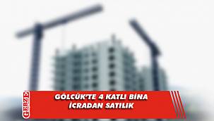 Gölcük'te 4 katlı bina icradan satılık