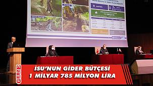 İSU'nun 2022 bütçesi belirlendi