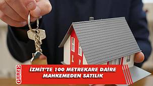 İzmit'te 3+1 100 metrekare daire mahkemeden satılık