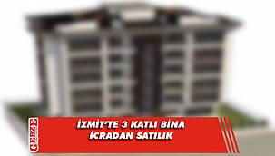 İzmit'te 3 katlı bina icradan satılık