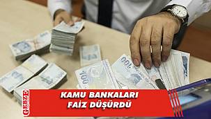 Kamu bankalarından faiz indirimi