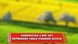 Kandıra'da 4 bin 587 metrekare tarla icradan satılık