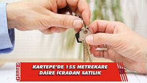 Kartepe'de 4+1 155 metrekare dubleks daire icradan satılık