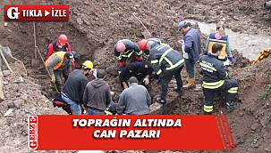 Kartepe'de toprak altında kalan işçi kurtarıldı