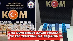 Kocaeli'nde kaçakçılık operasyonu