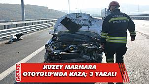 Kuzey Marmara Otoyolu'nda kaza
