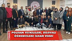 Polisan, Dilovalı öğrencilere ilham verdi