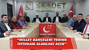 Saadet Gebze’nin gündeminde ekonomi vardı