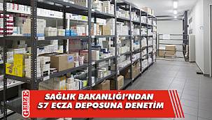 Sağlık Bakanlığı'ndan ecza depolarına denetim