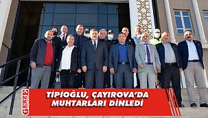 Tipioğlu, muhtarlarla bir araya geldi