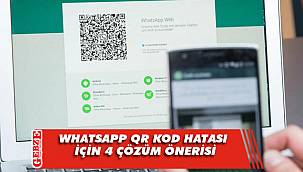 WhatsApp QR kod hatası için çözüm önerisi