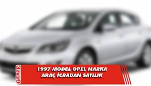 1997 model Opel marka araç icradan satılık