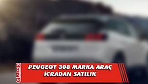 2017 model Peugeot 308 Allure 1.6 Blue hdi marka araç icradan satılık