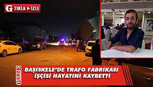 Ağır tonajlı malzemenin altında kalan işçi hayatını kaybetti