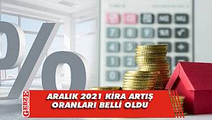 Aralık 2021 kira artış oranları belli oldu